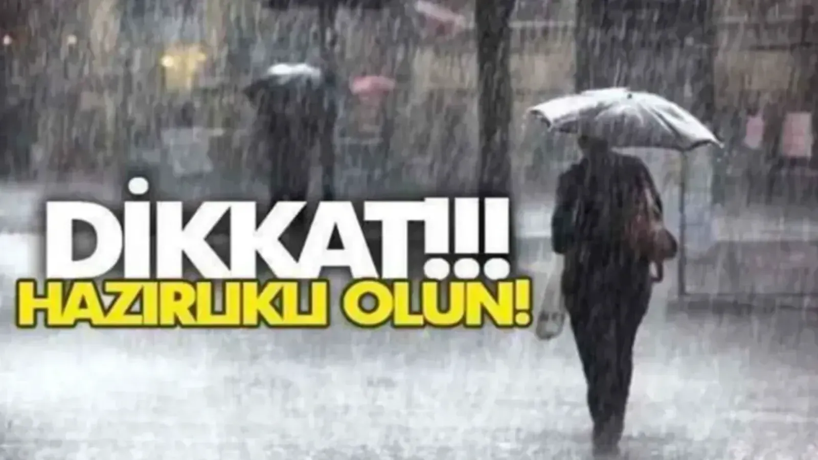 Şanlıurfa Dahil 4 İl İçin Meteoroloji’den Kuvvetli Sağanak Uyarısı