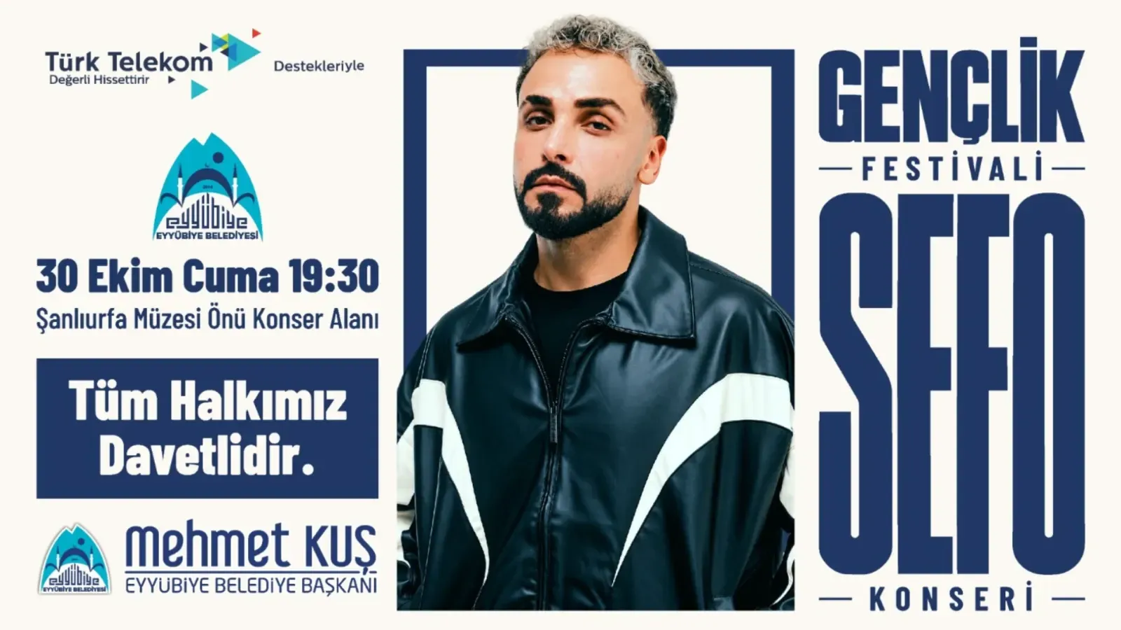 Sefo, Şanlıurfa’da Sahne Alacak: Konser Ücretsiz Olacak